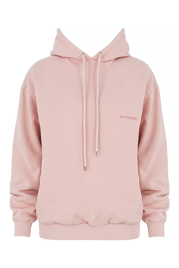 Halo Blush Cotton Fleece-Back Oversized Hoodie - luluinthesky