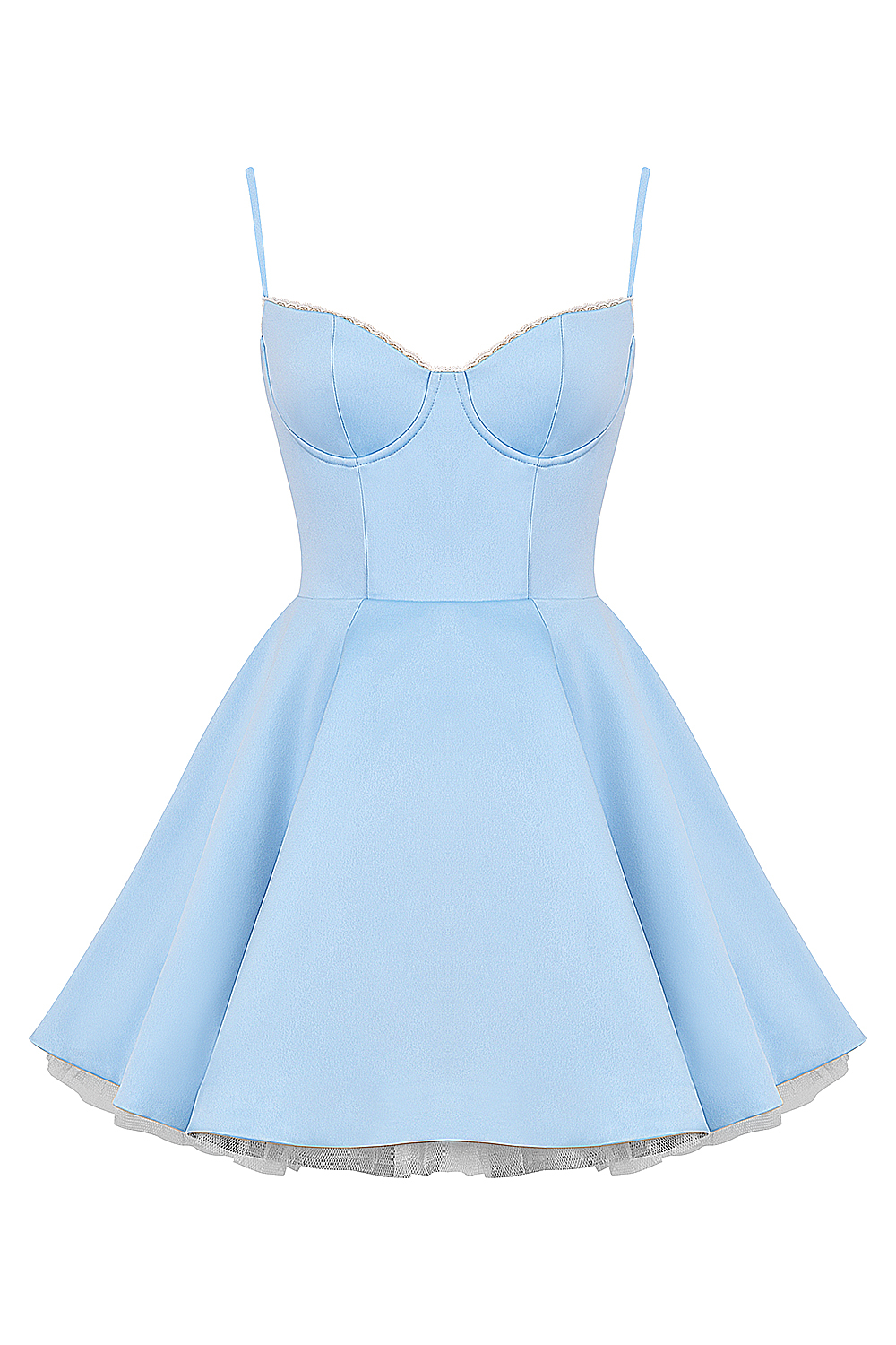 Minimoiselle Cinderella Blue Tulle Mini Dress - luluinthesky