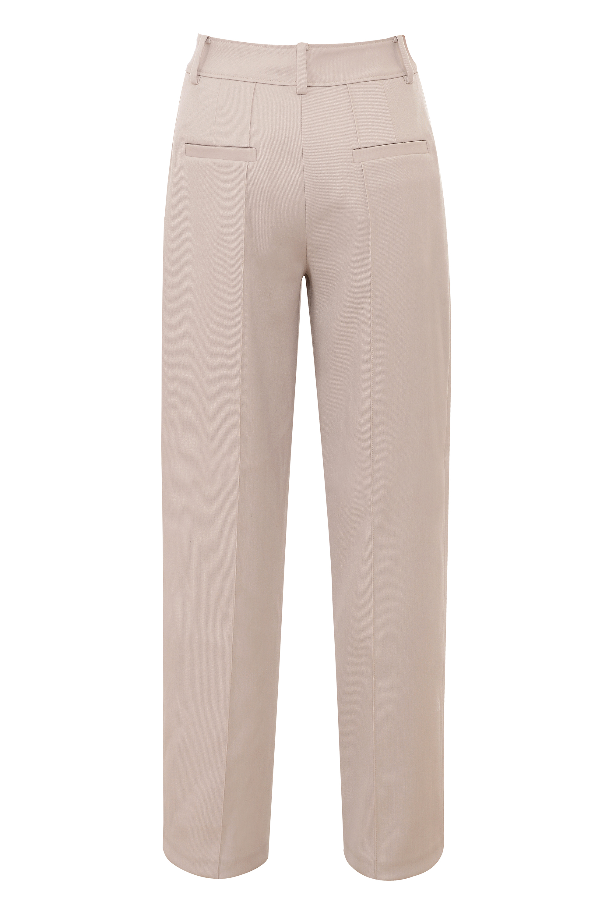 Hayden Beige High Waist Tailored Trousers - luluinthesky
