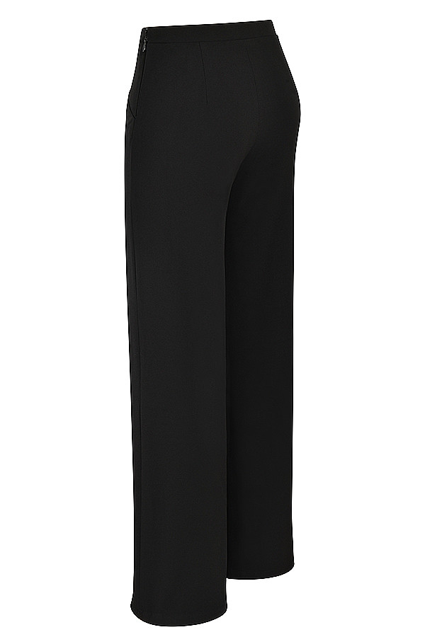 HavenMistress Rocks  Black Wide Leg Trousers - SALE - luluinthesky