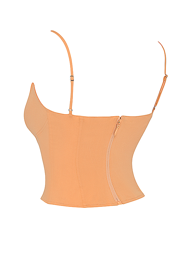 Flavia Tangerine Sculpting Corset - luluinthesky