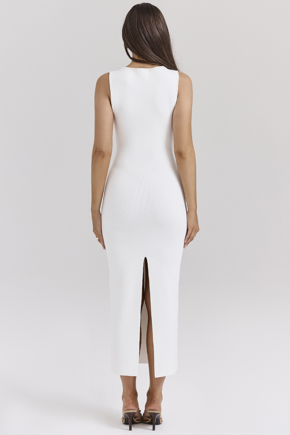 Noli White Sleeveless Maxi Dress - luluinthesky
