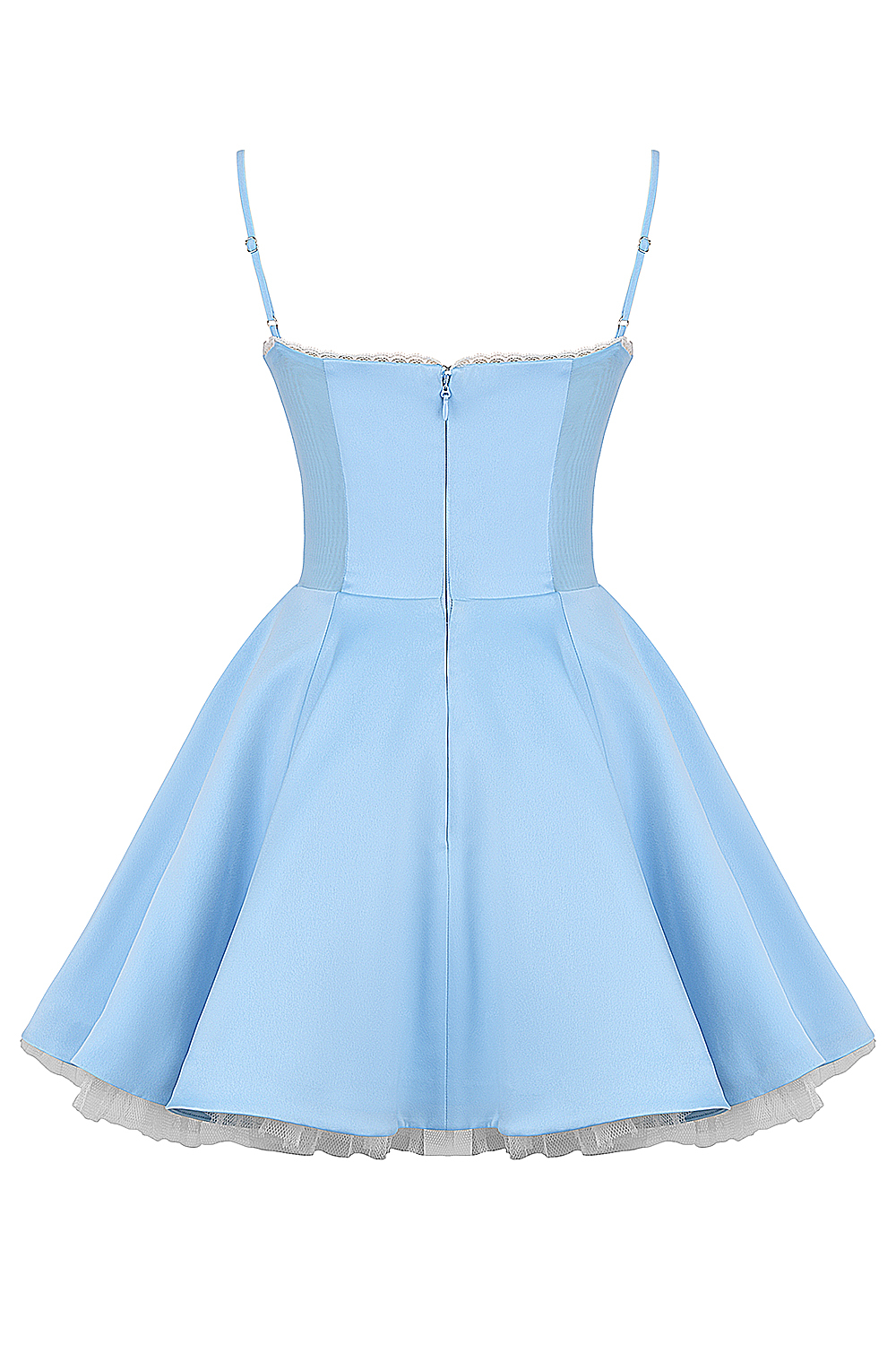 Minimoiselle Cinderella Blue Tulle Mini Dress - luluinthesky