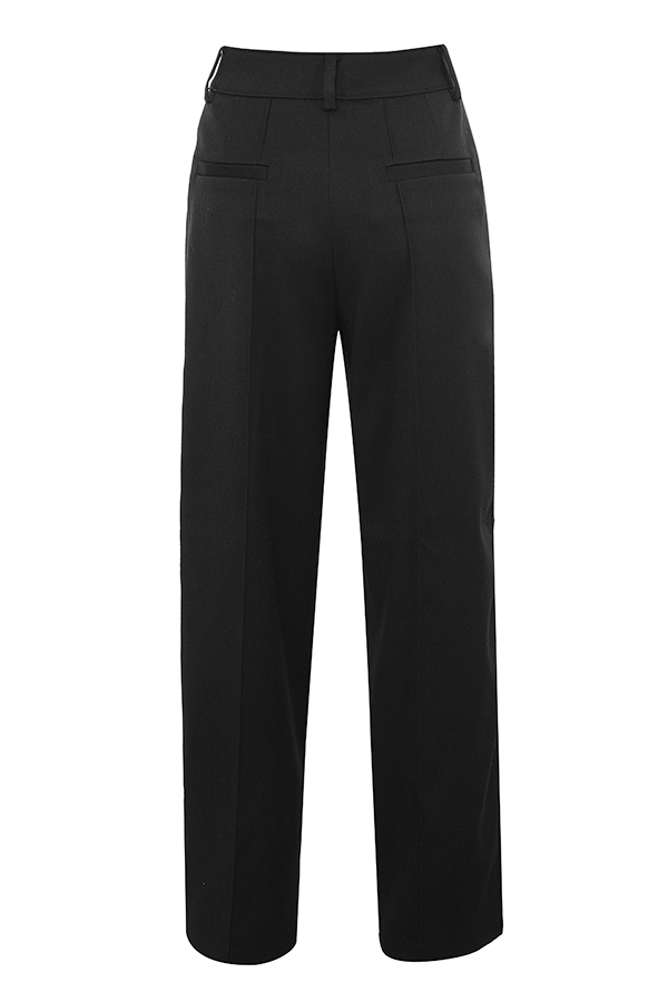Hayden Black Wide Leg High Waist Tailored Trousers - luluinthesky
