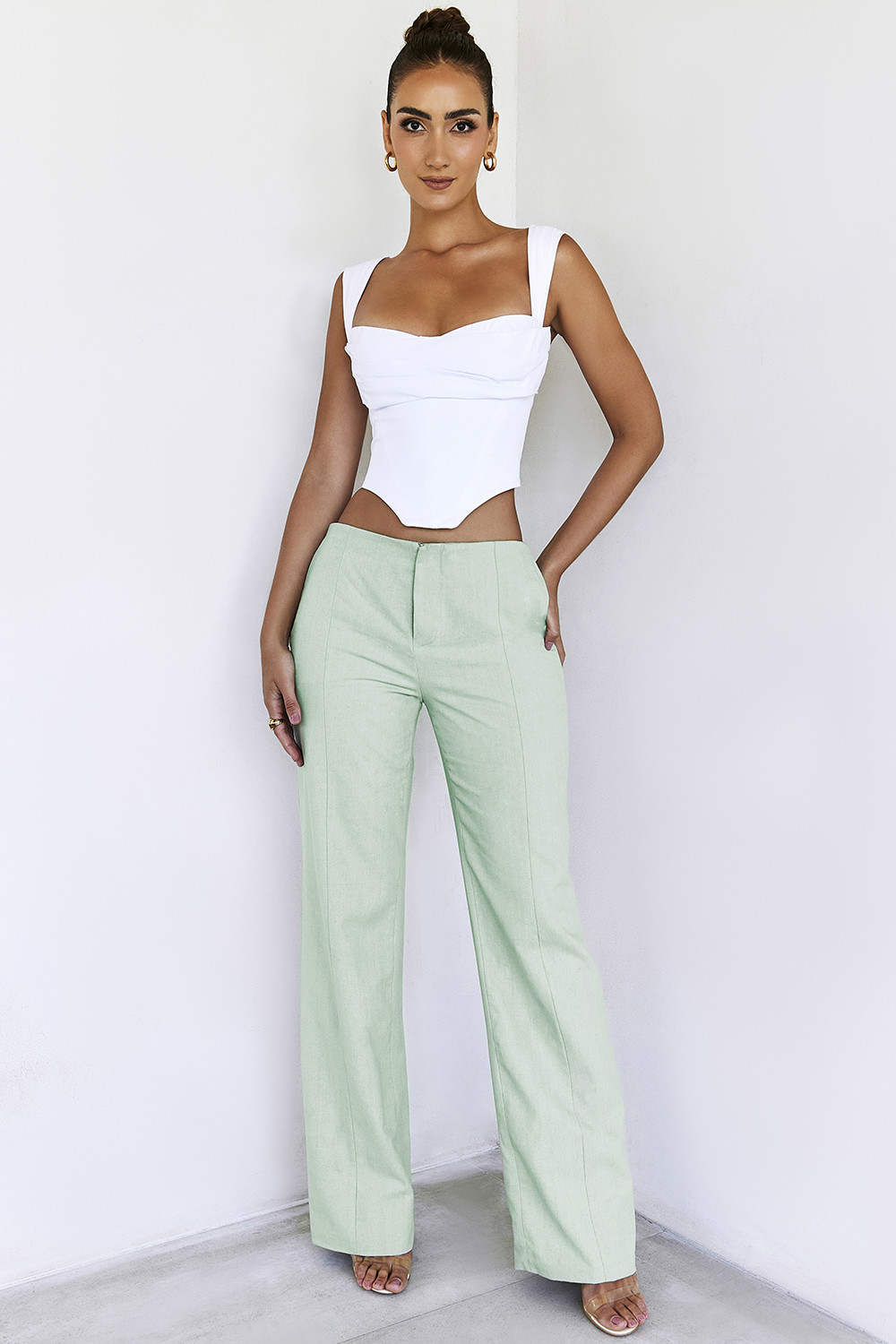 LocaleMistress Rocks  Sage Trousers - SALE - luluinthesky