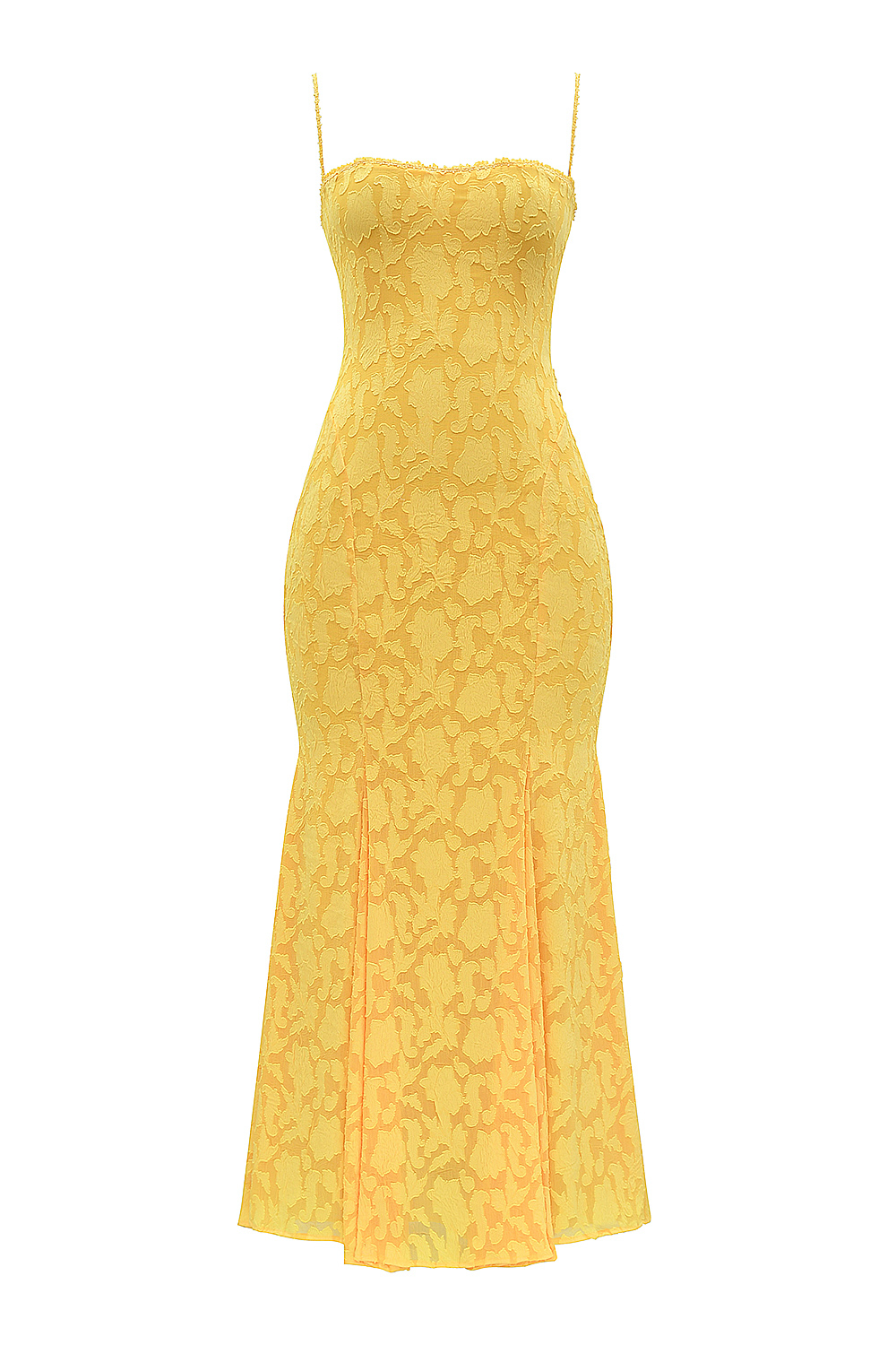 Joan Apricot Lace Up Back Maxi Dress - luluinthesky