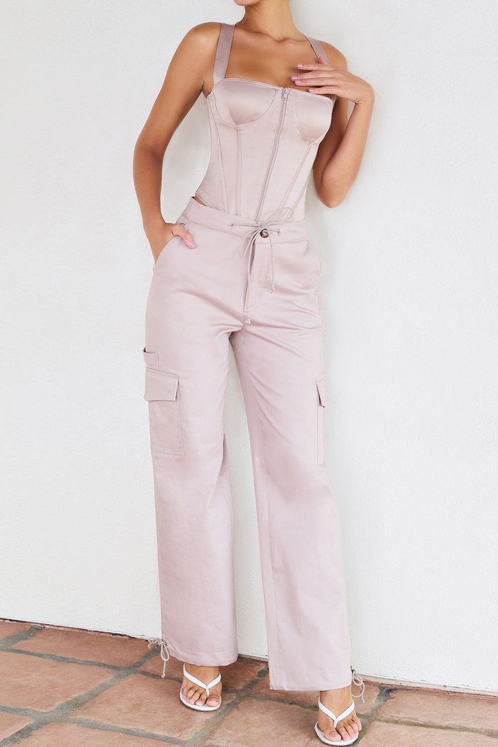 BrigadeMistress Rocks  Stone Loose Fit Cargo Trousers - SALE - luluinthesky