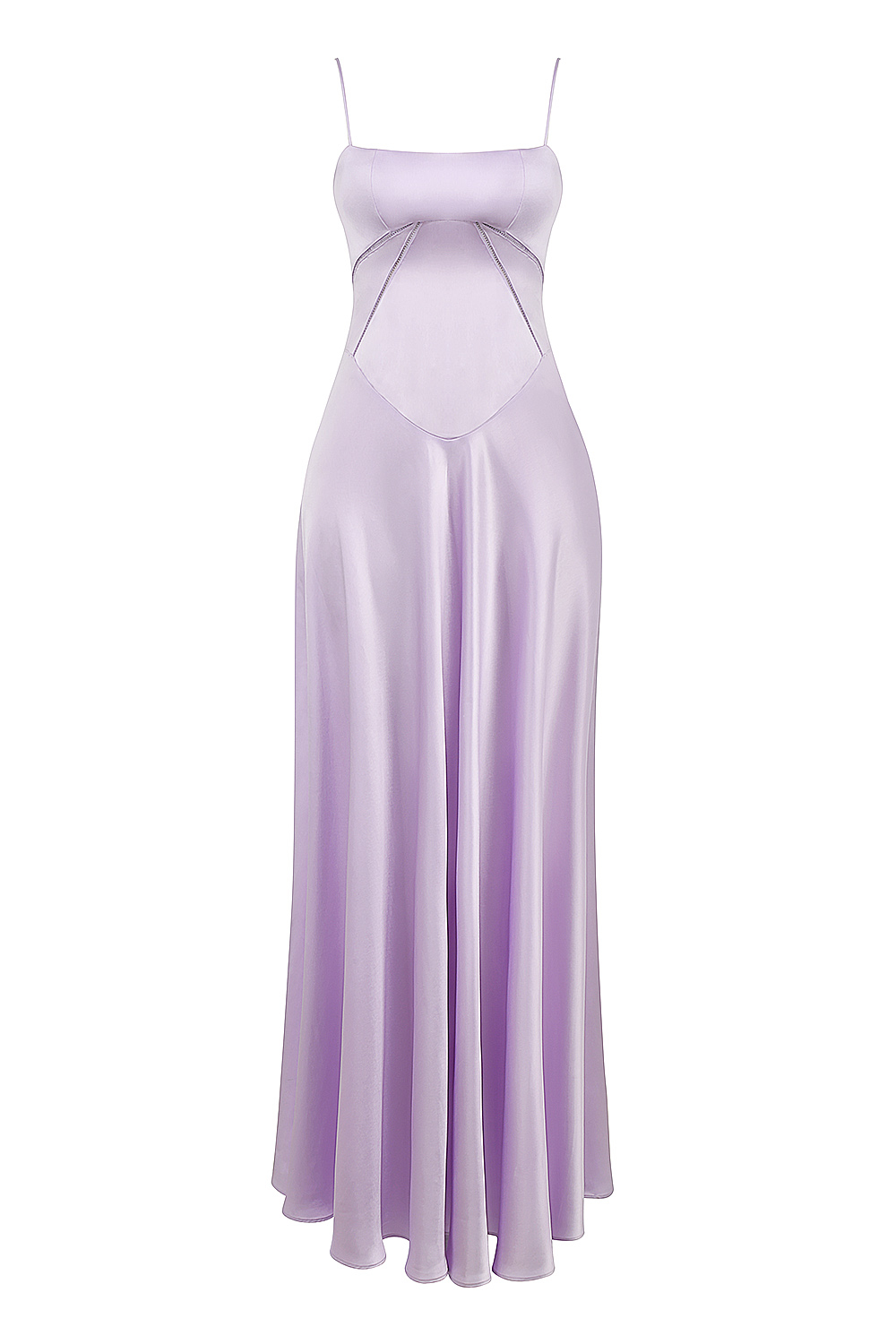 Anabella Orchid Lace Up Maxi Dress - luluinthesky