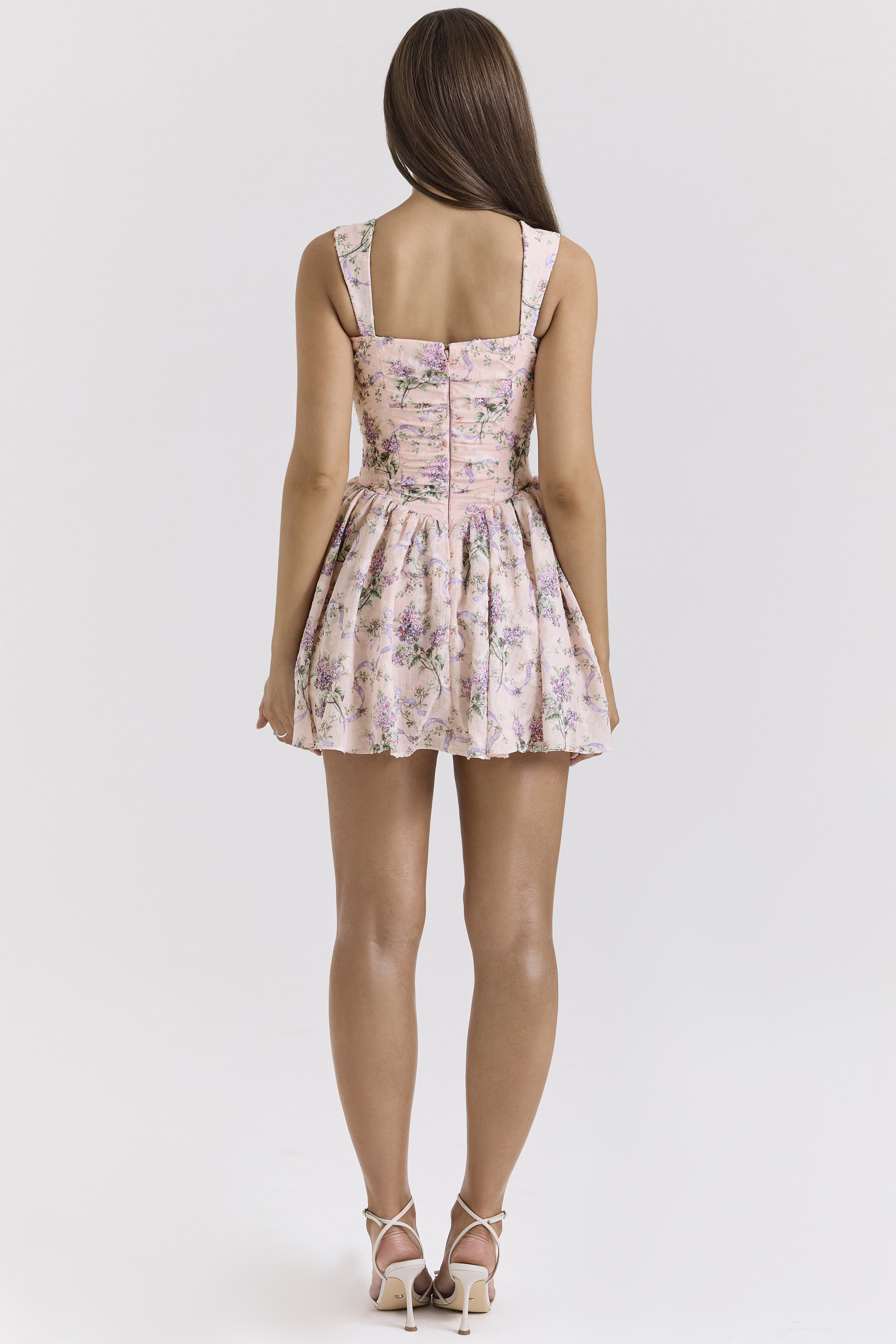 Ophelia Pink Ribbon Print Dress with Bloomers - luluinthesky