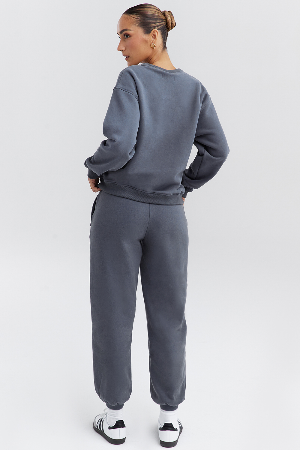 Coast Slate Fleece Back Jogging Trousers - luluinthesky