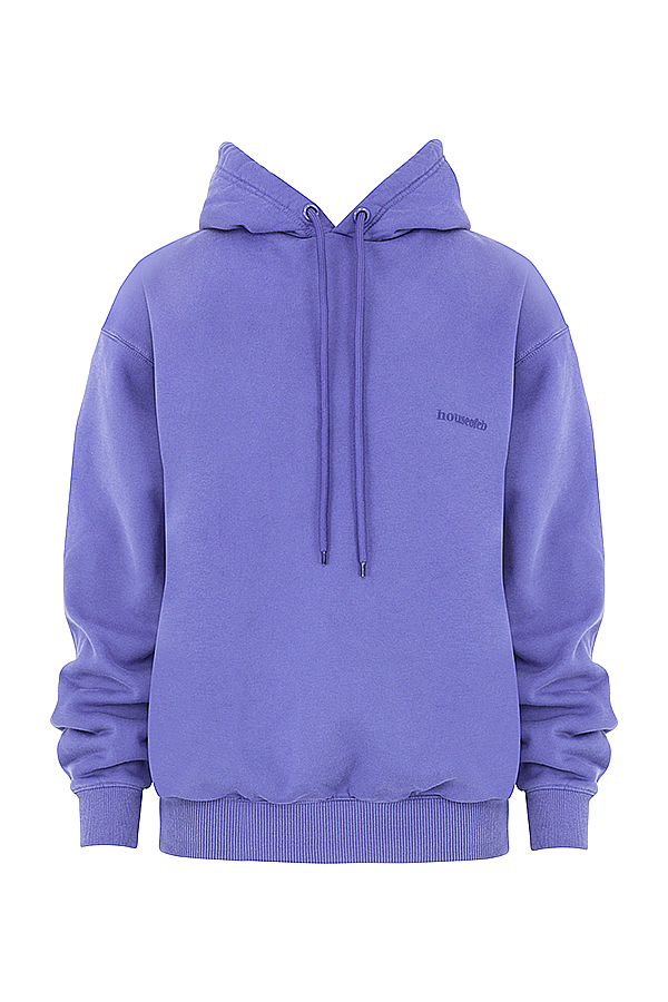 Halo Purple Cotton Fleece-Back Oversized Hoodie - luluinthesky