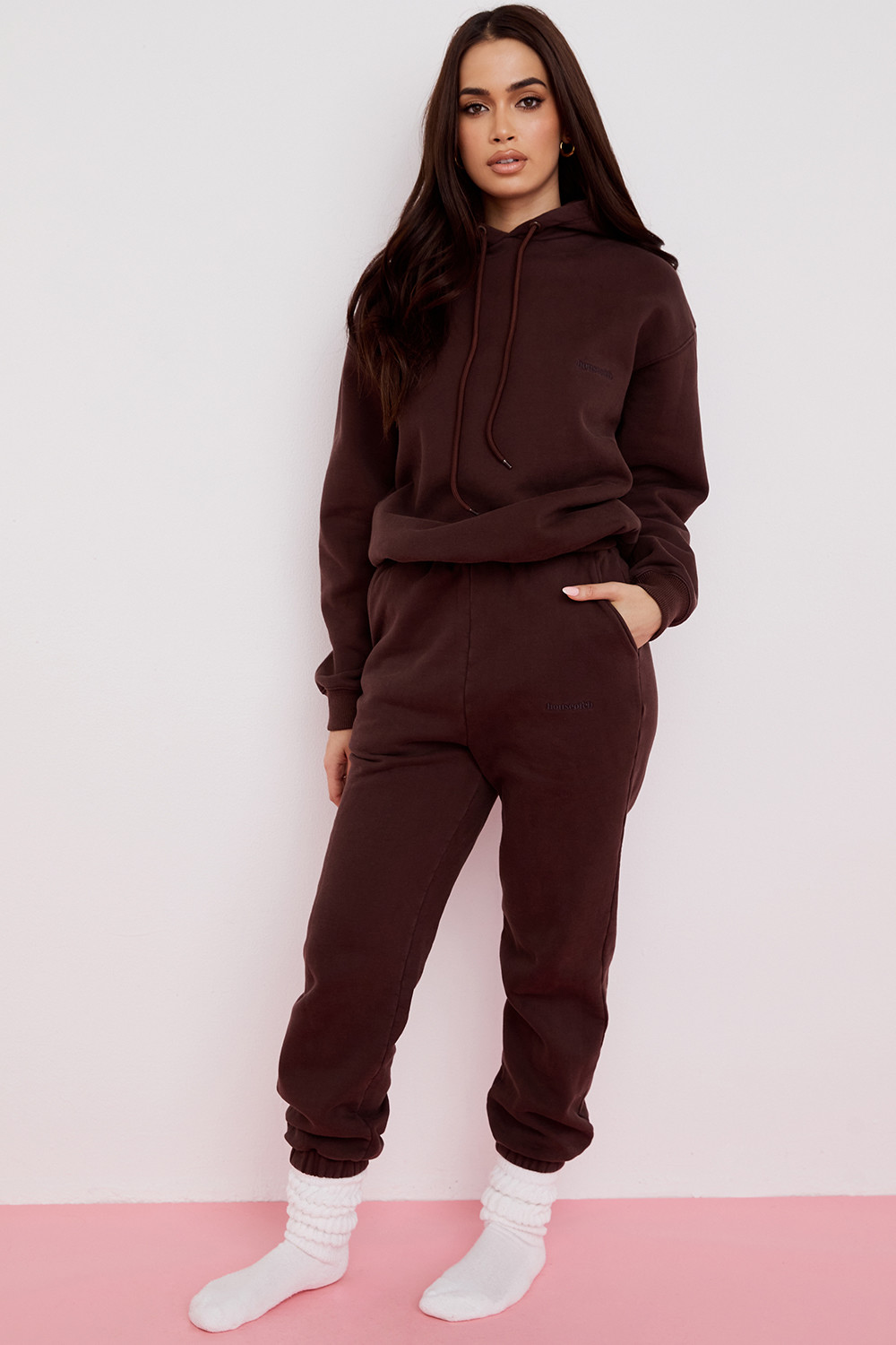 Sky Chocolate Fleece Back Jogging Trouser - luluinthesky