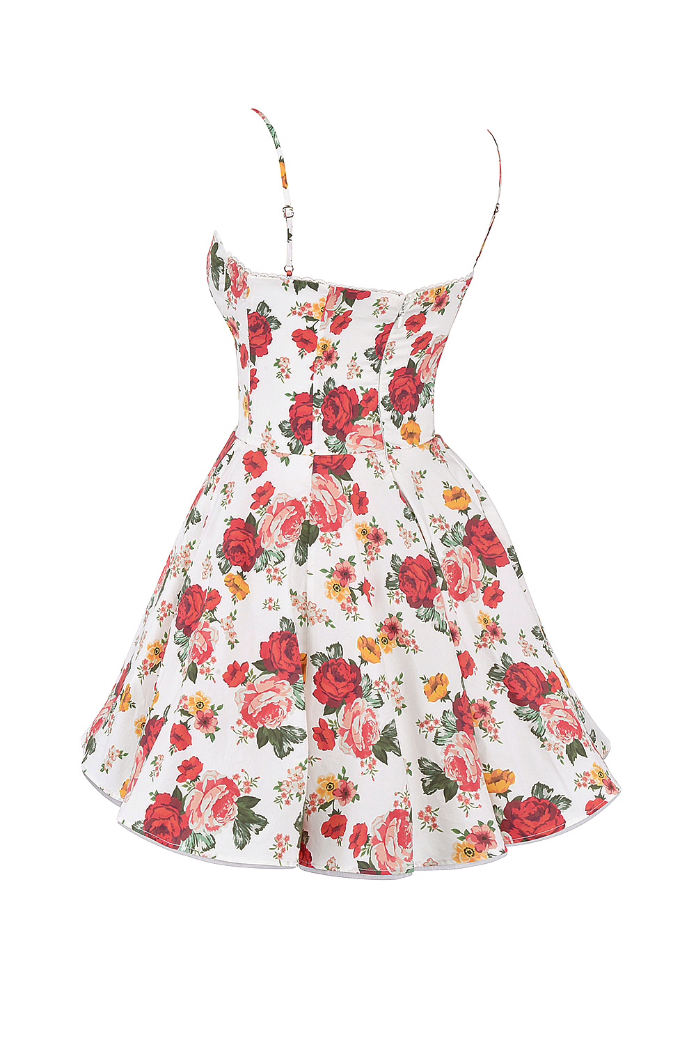 Minimoiselle Italian Rose Print Tulle Mini Dress - luluinthesky