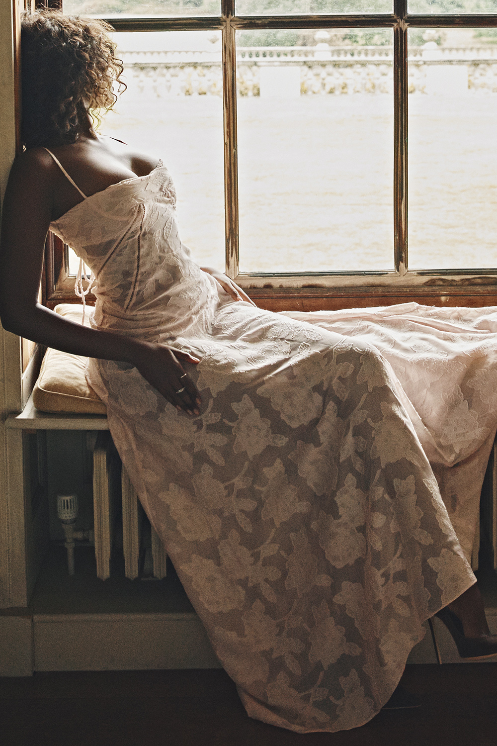 Seren Soft Pink Floral Lace Back Maxi Dress - luluinthesky