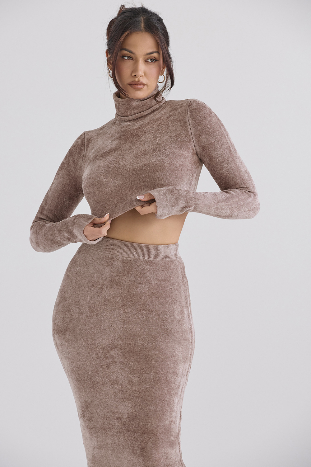 Suri Rose Chenille Cropped Top - SALE - luluinthesky