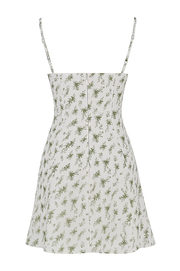 Christiana Garden Print Mini Dress - luluinthesky