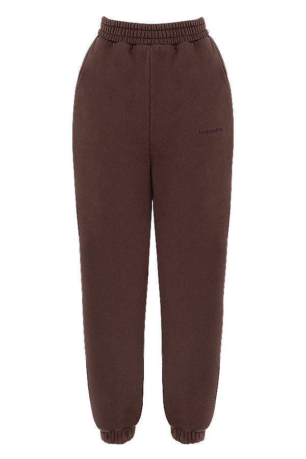 Sky Chocolate Fleece Back Jogging Trouser - luluinthesky