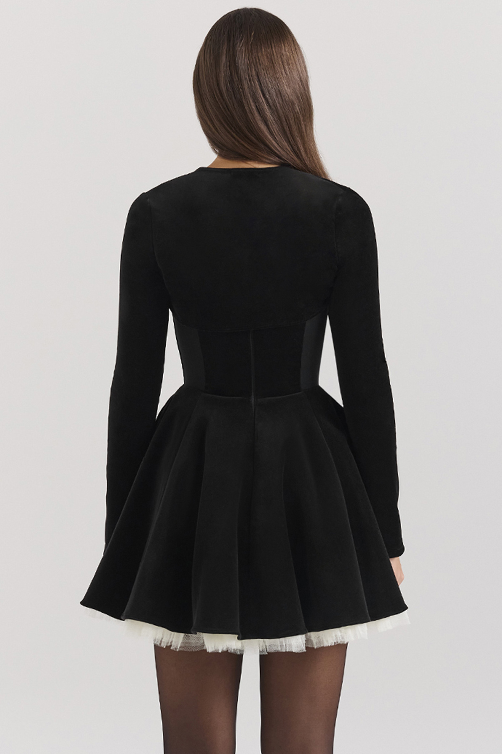 Harmony Black Stretch Velvet Cropped Bolero - luluinthesky