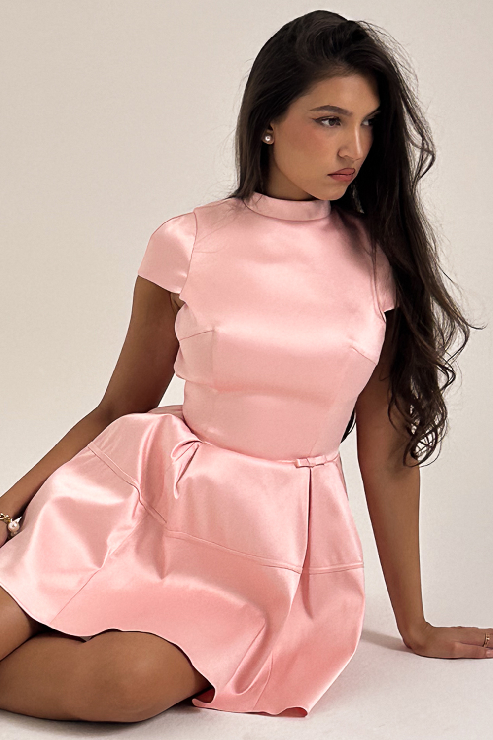 Saida Parisian Pink Backless Mini Dress - SALE - luluinthesky