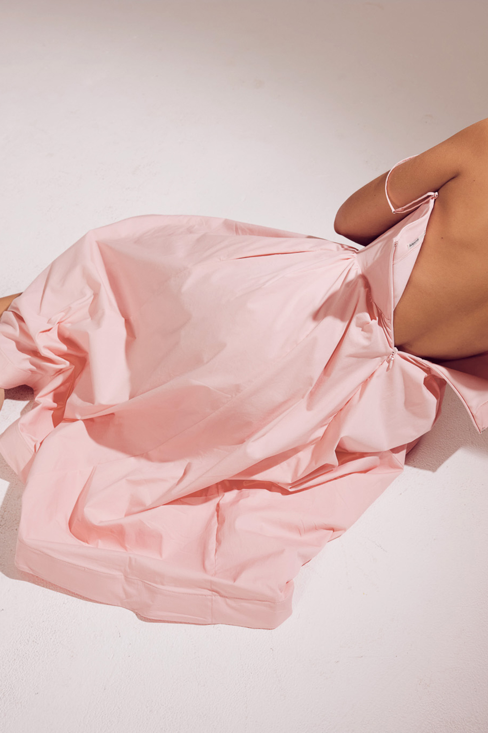 Lolita Rose Pink Cotton Corset Sundress - luluinthesky