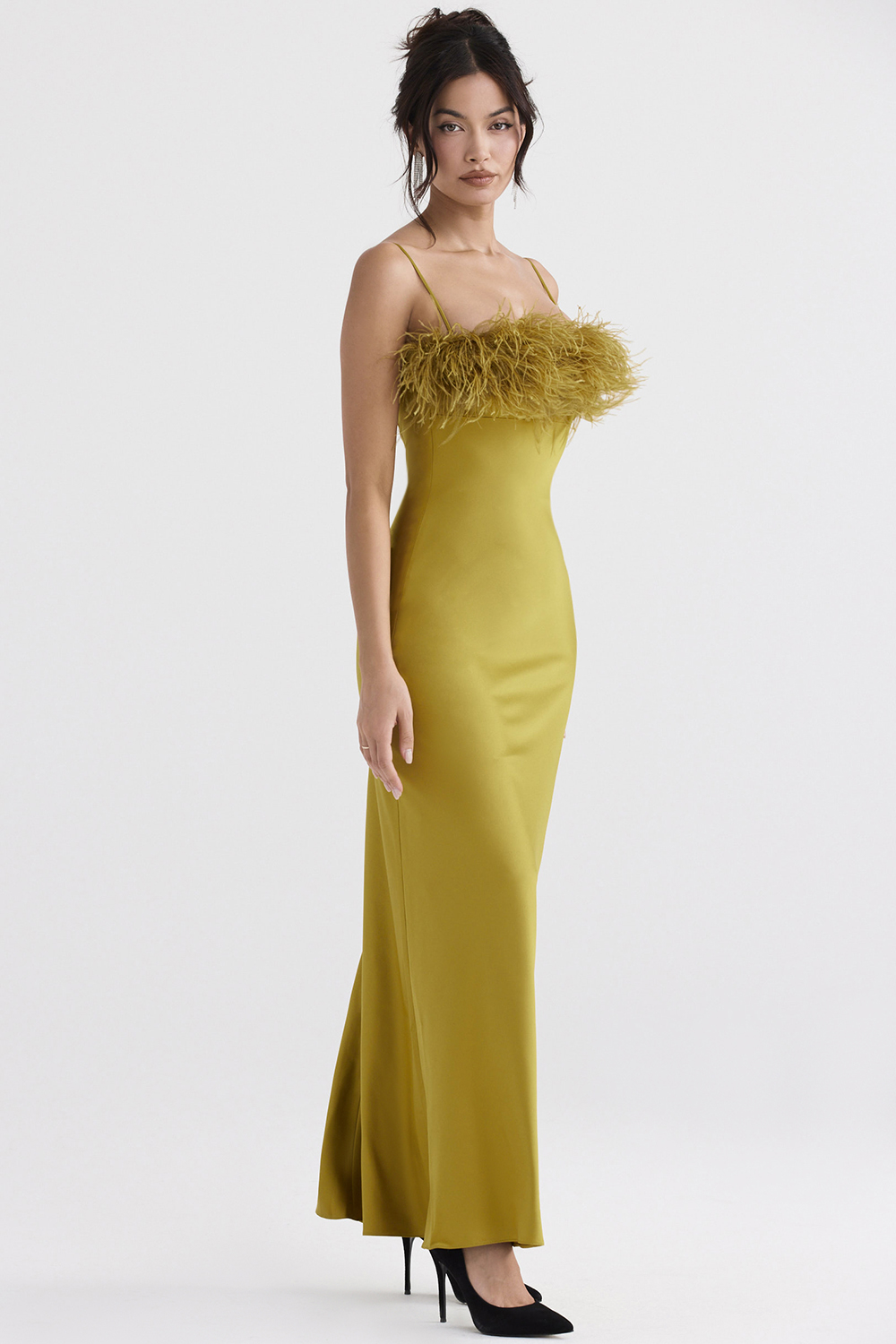 Renee Chartreuse Maxi Dress - luluinthesky