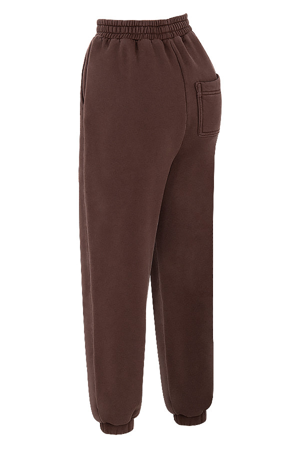 Sky Chocolate Fleece Back Jogging Trouser - luluinthesky