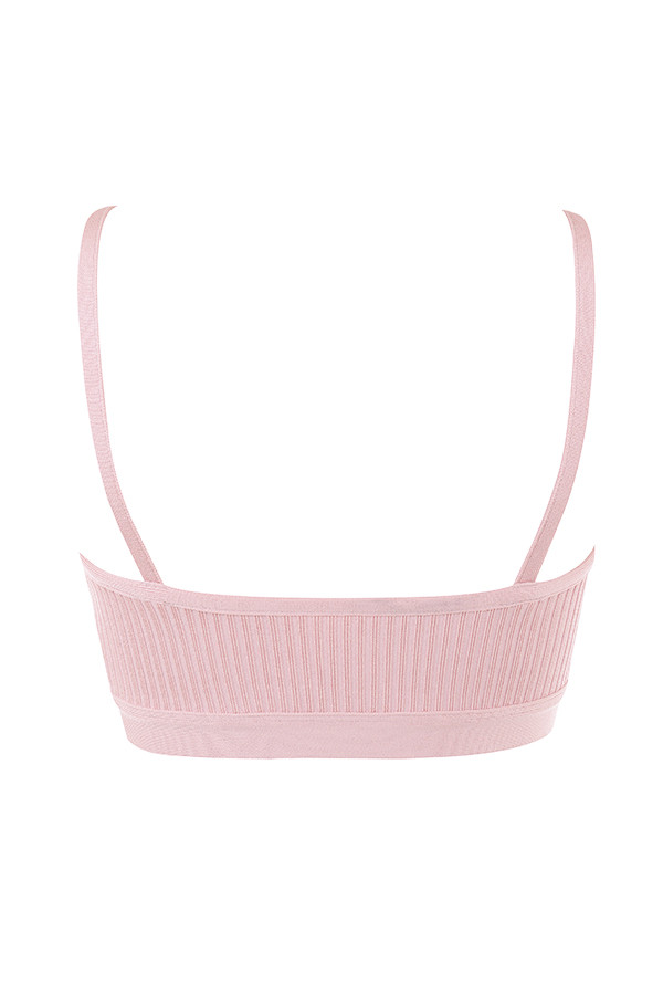 Evie Blush Bandage Bralette - luluinthesky