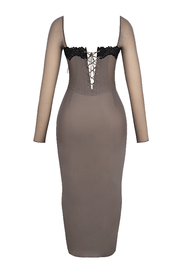 Seraphina Smoke Corset Dress - luluinthesky