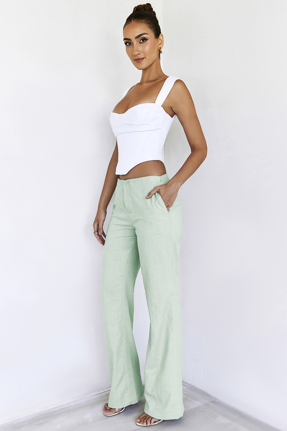 LocaleMistress Rocks  Sage Trousers - SALE - luluinthesky
