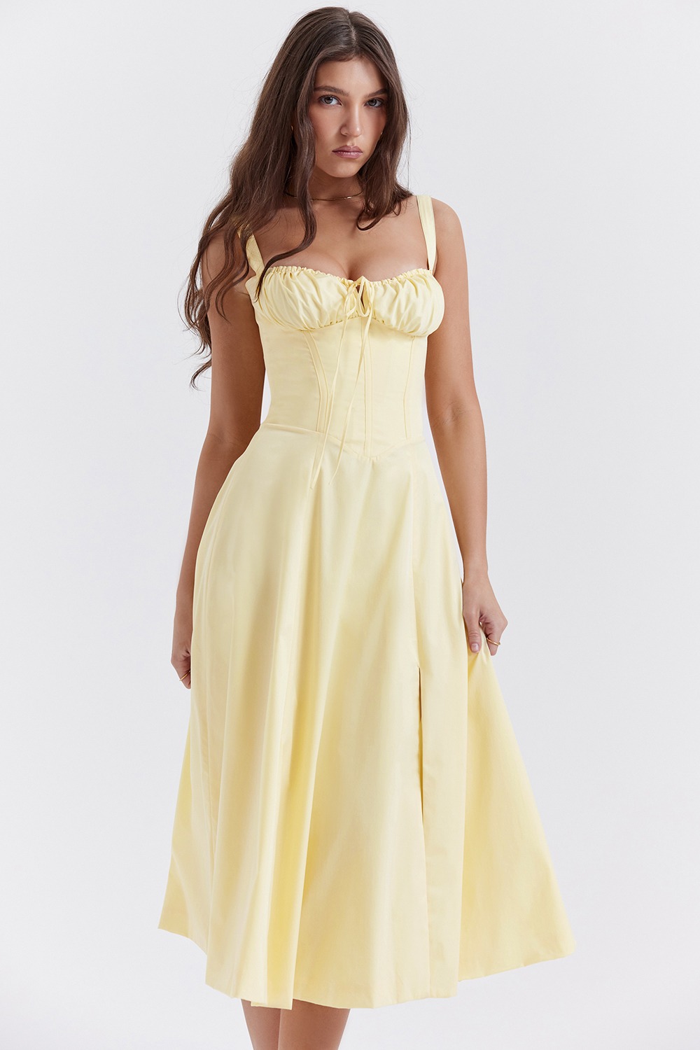 Carmen Buttercup Bustier Sundress - luluinthesky