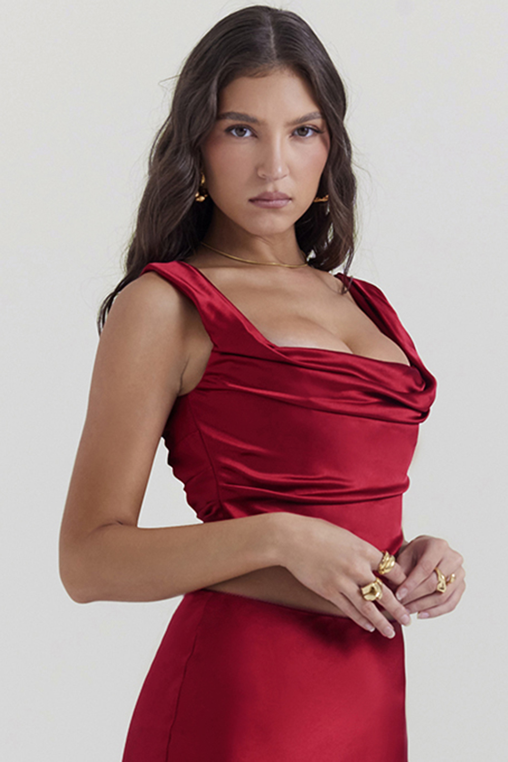 Una Ruby Lace-Back Corset - luluinthesky