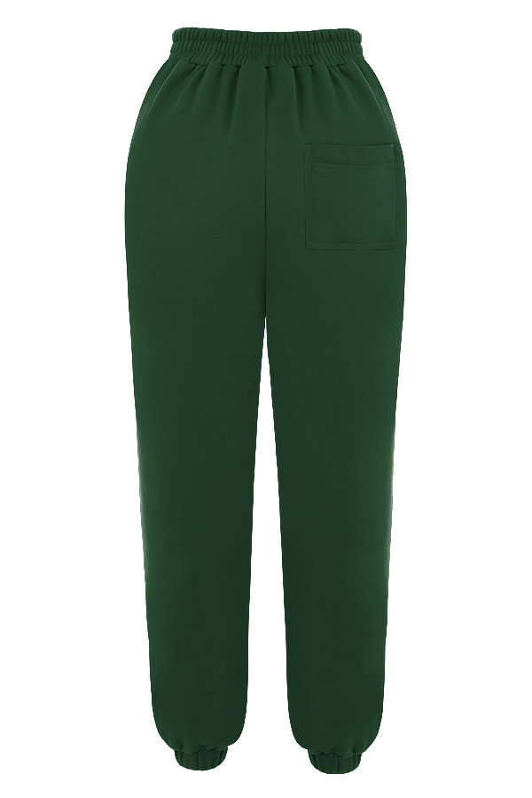 Sky Green Fleece Back Jogging Trousers - luluinthesky