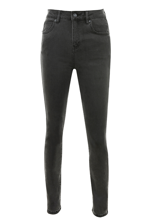 Greer Faded Wash Black Skinny Jeans - luluinthesky