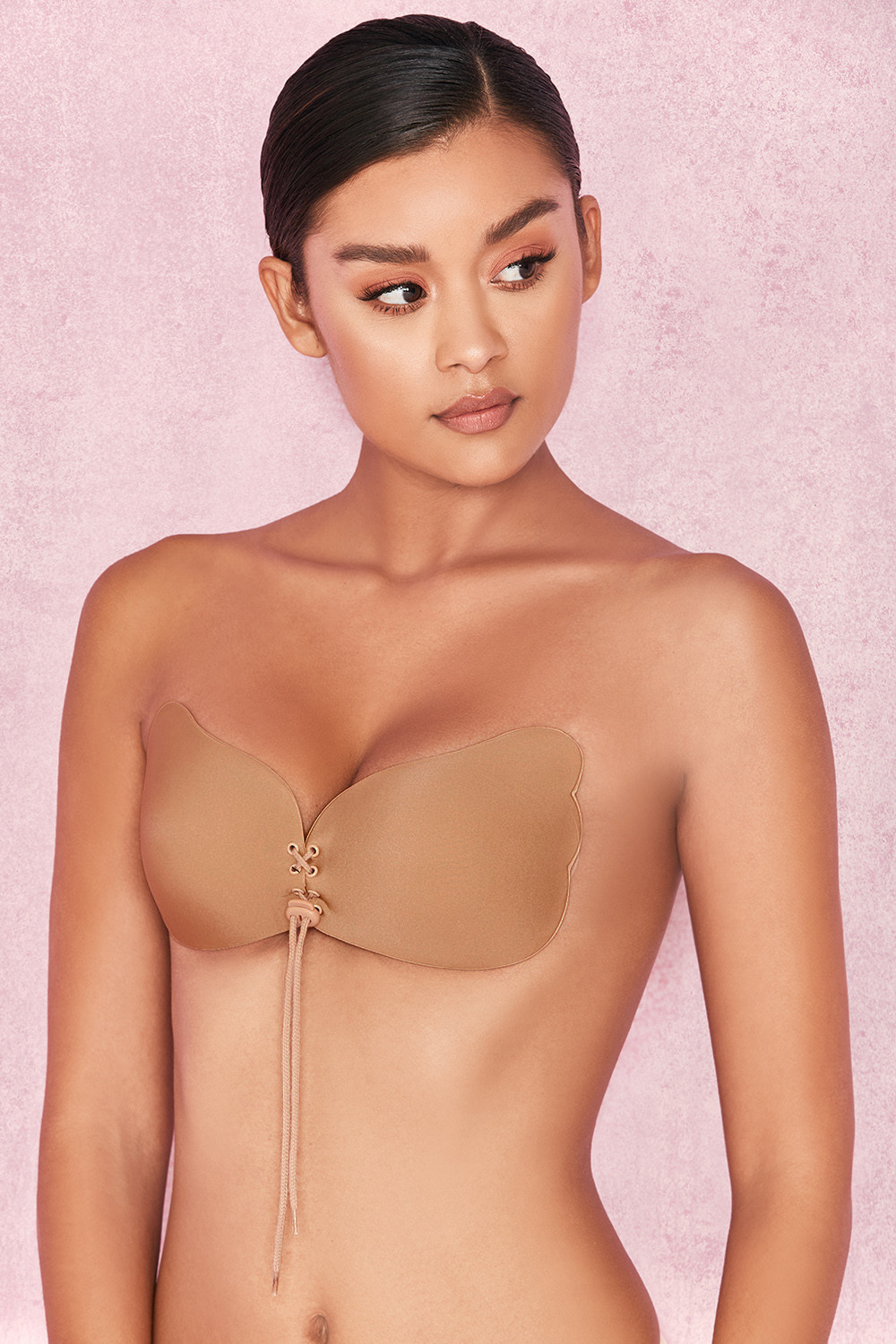 Ultra Push Up Invisible Bra - Caramel - luluinthesky