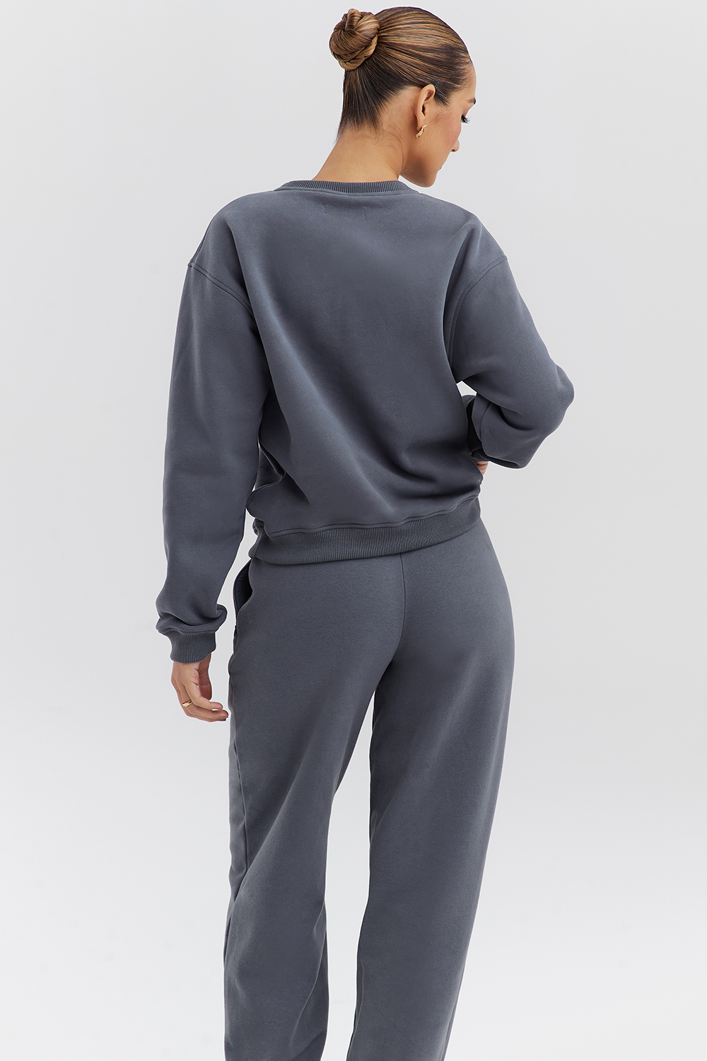 Haze Slate Crew Neck Sweatshirt - luluinthesky