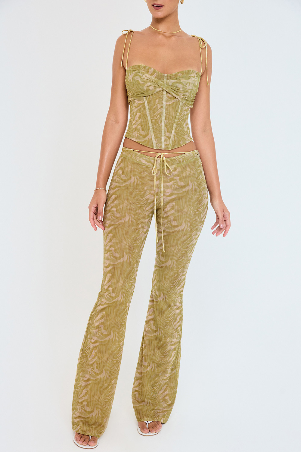 Mistress Rocks Olive Print Trousers - SALE - luluinthesky