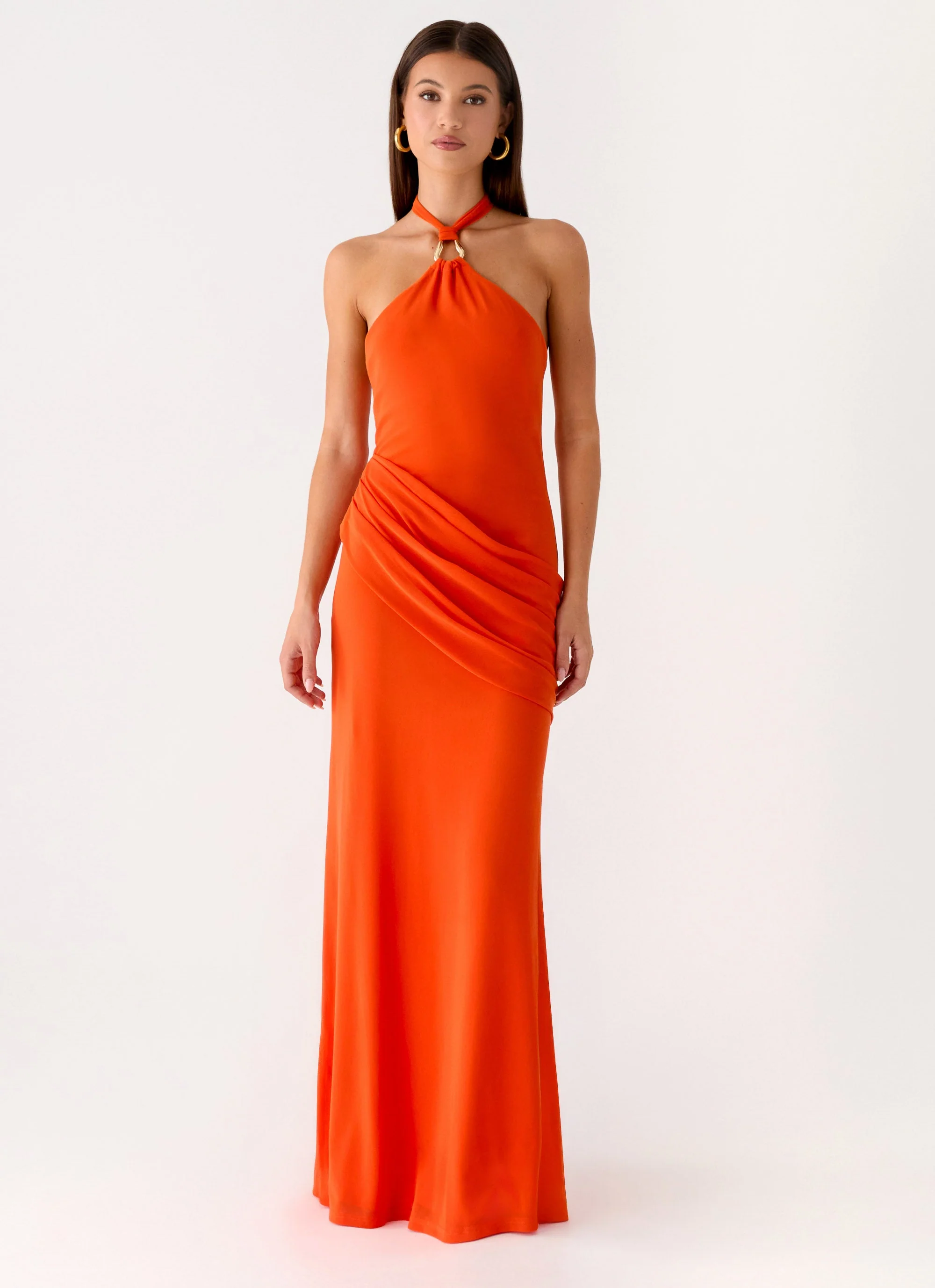 Henrietta Maxi Dress - Orange - luluinthesky