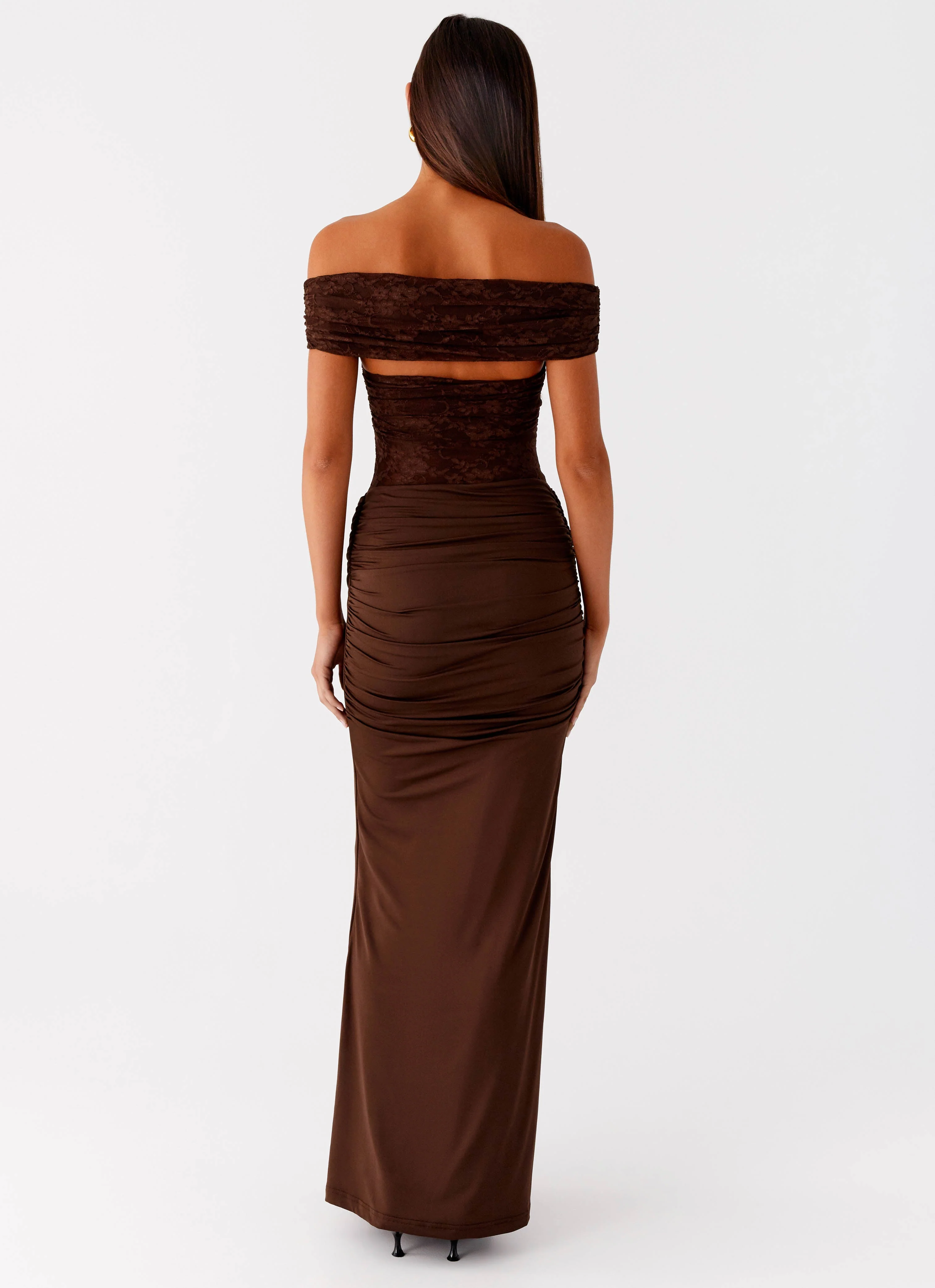 Either Way Maxi Dress - Chocolate - luluinthesky