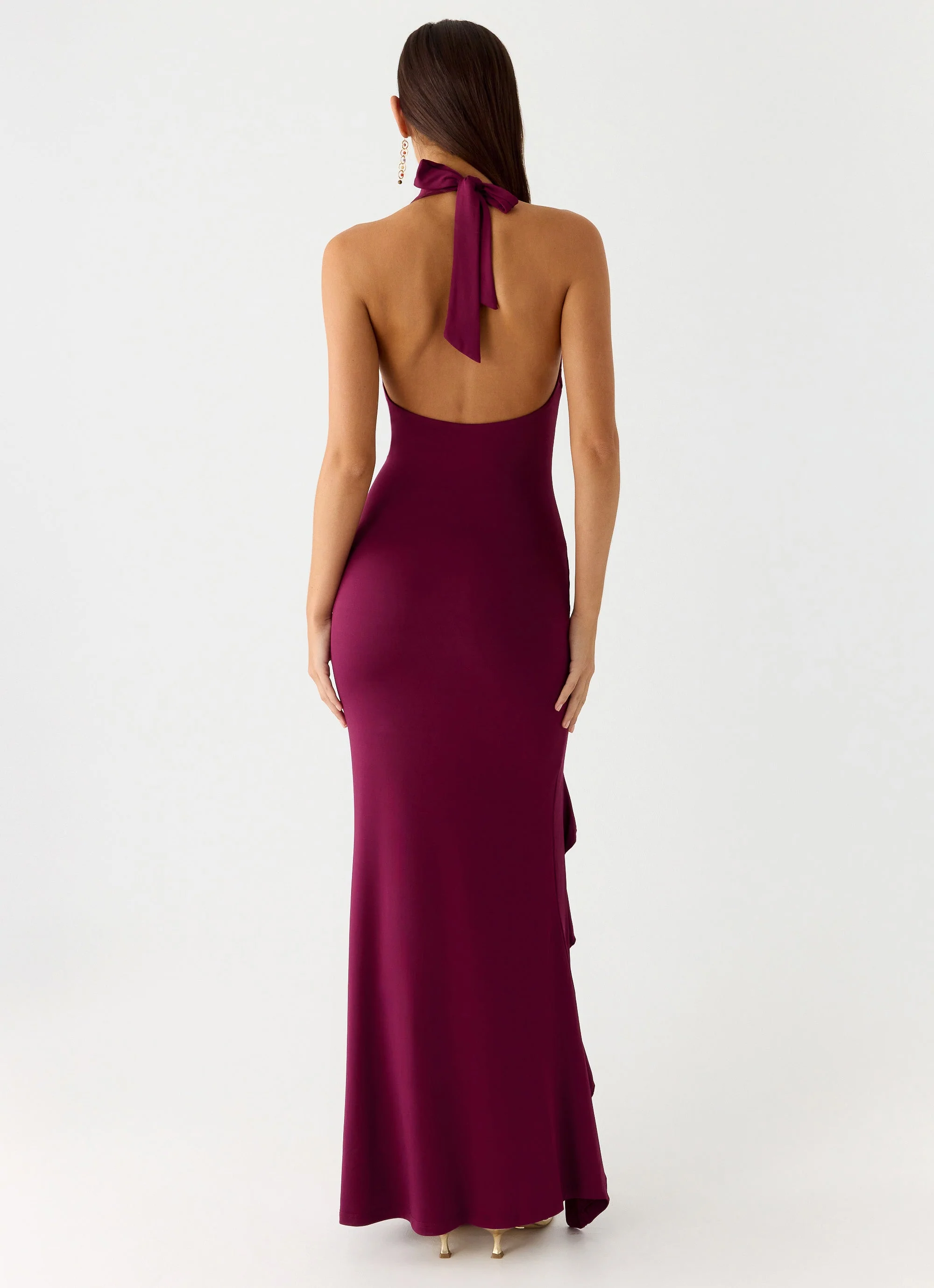 Charmed By You Maxi Dress - Plum - luluinthesky
