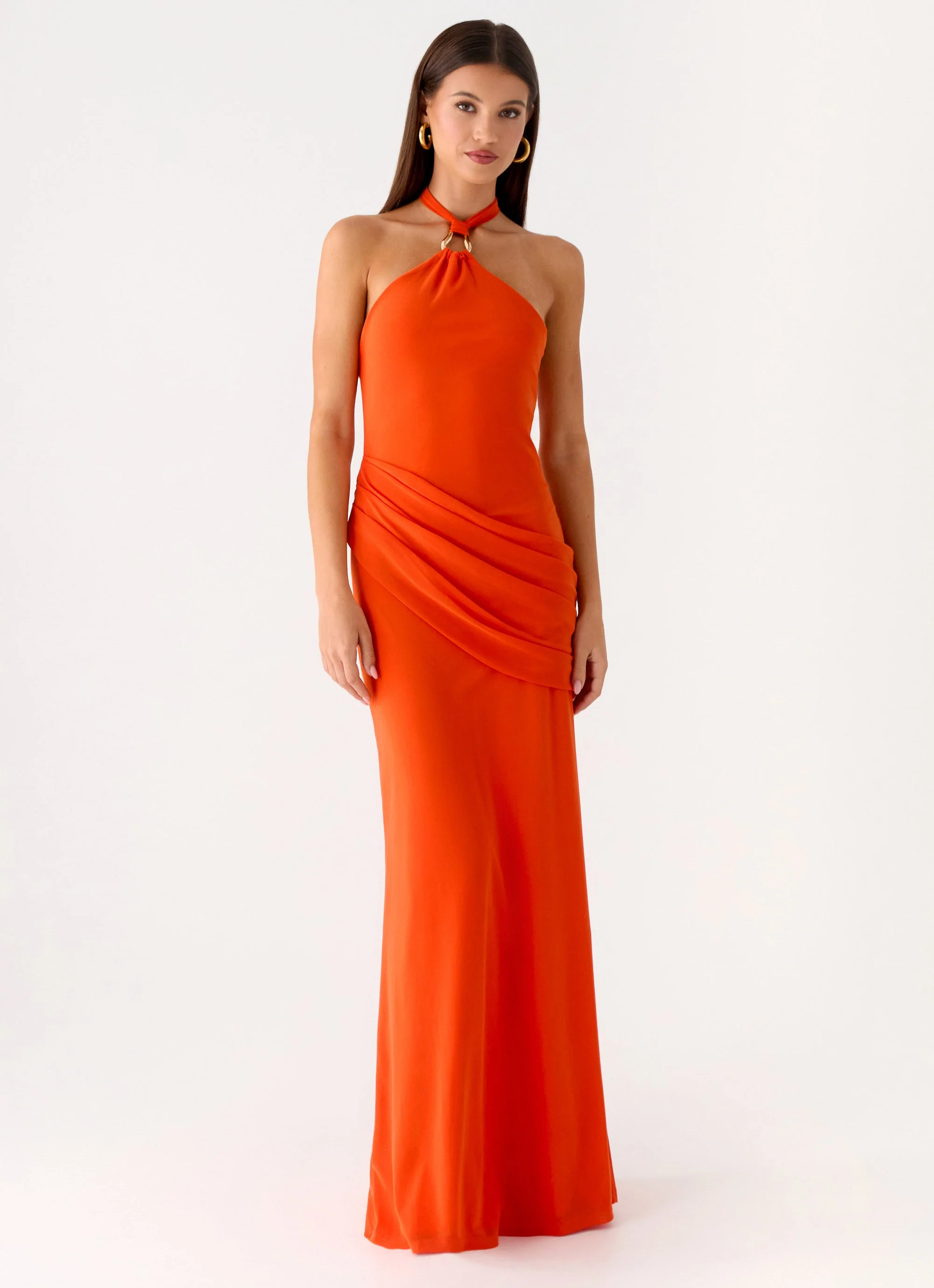 Henrietta Maxi Dress - Orange - luluinthesky