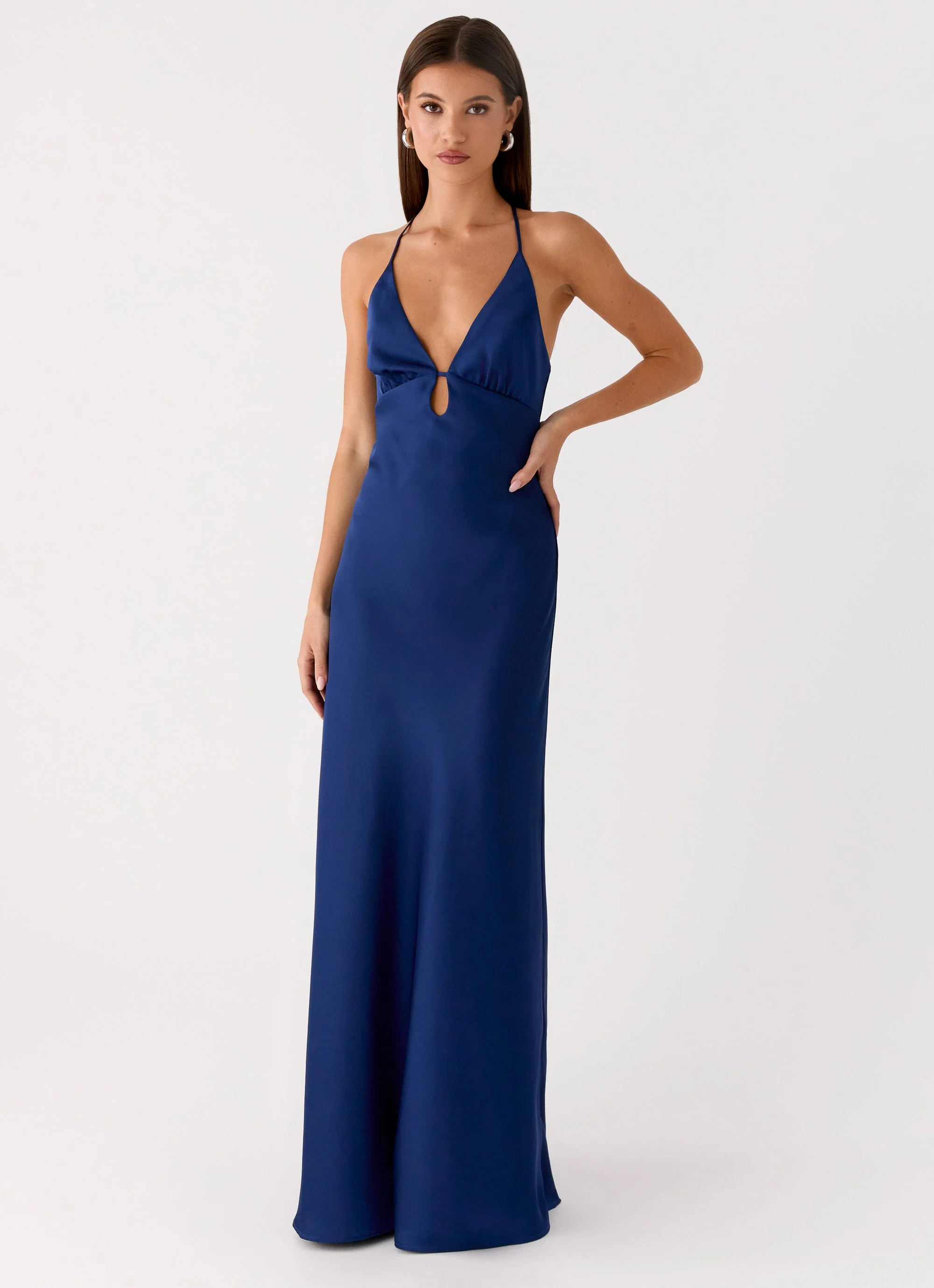 Sundowner Maxi Dress - Navy - luluinthesky