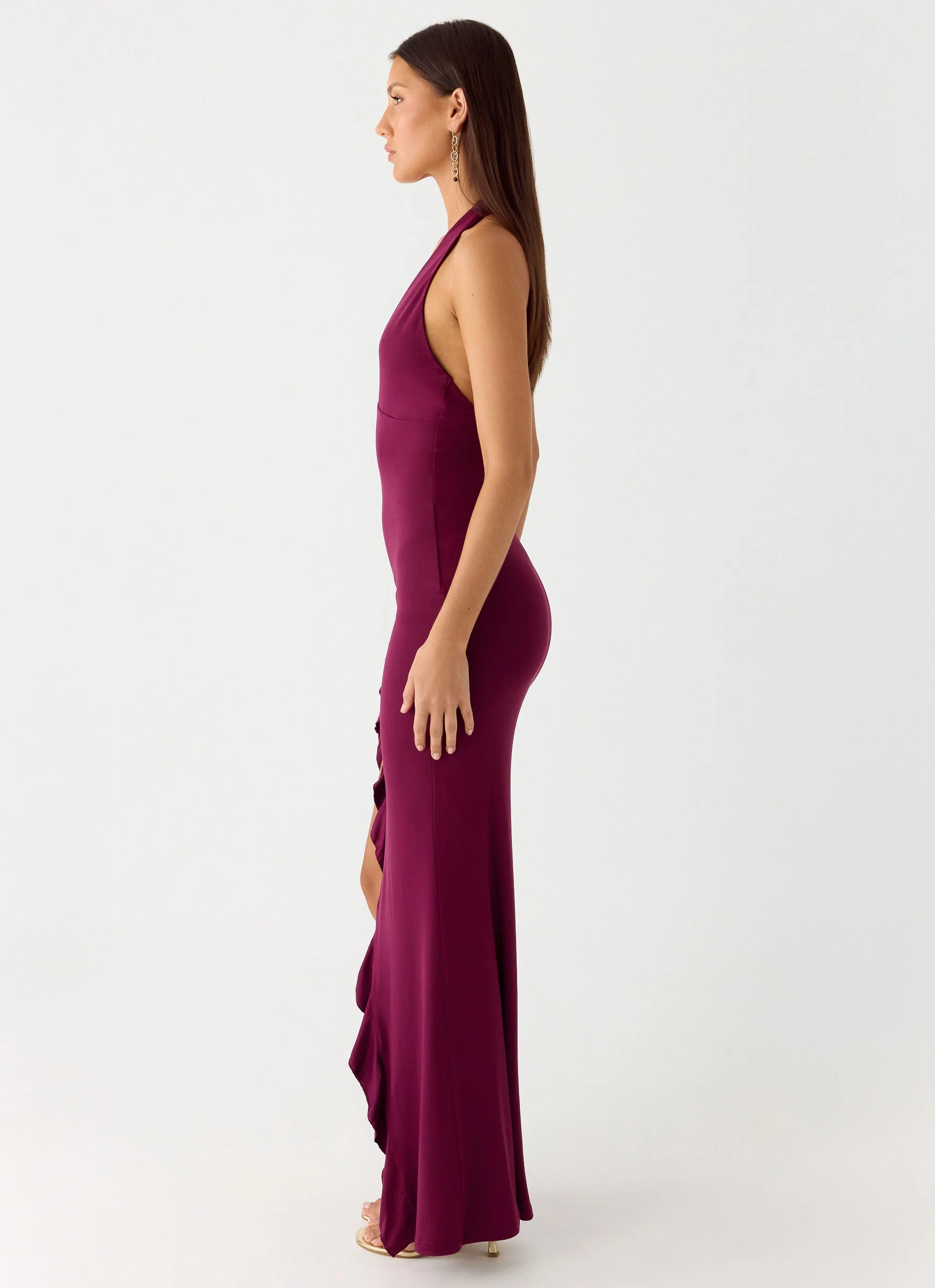 Charmed By You Maxi Dress - Plum - luluinthesky