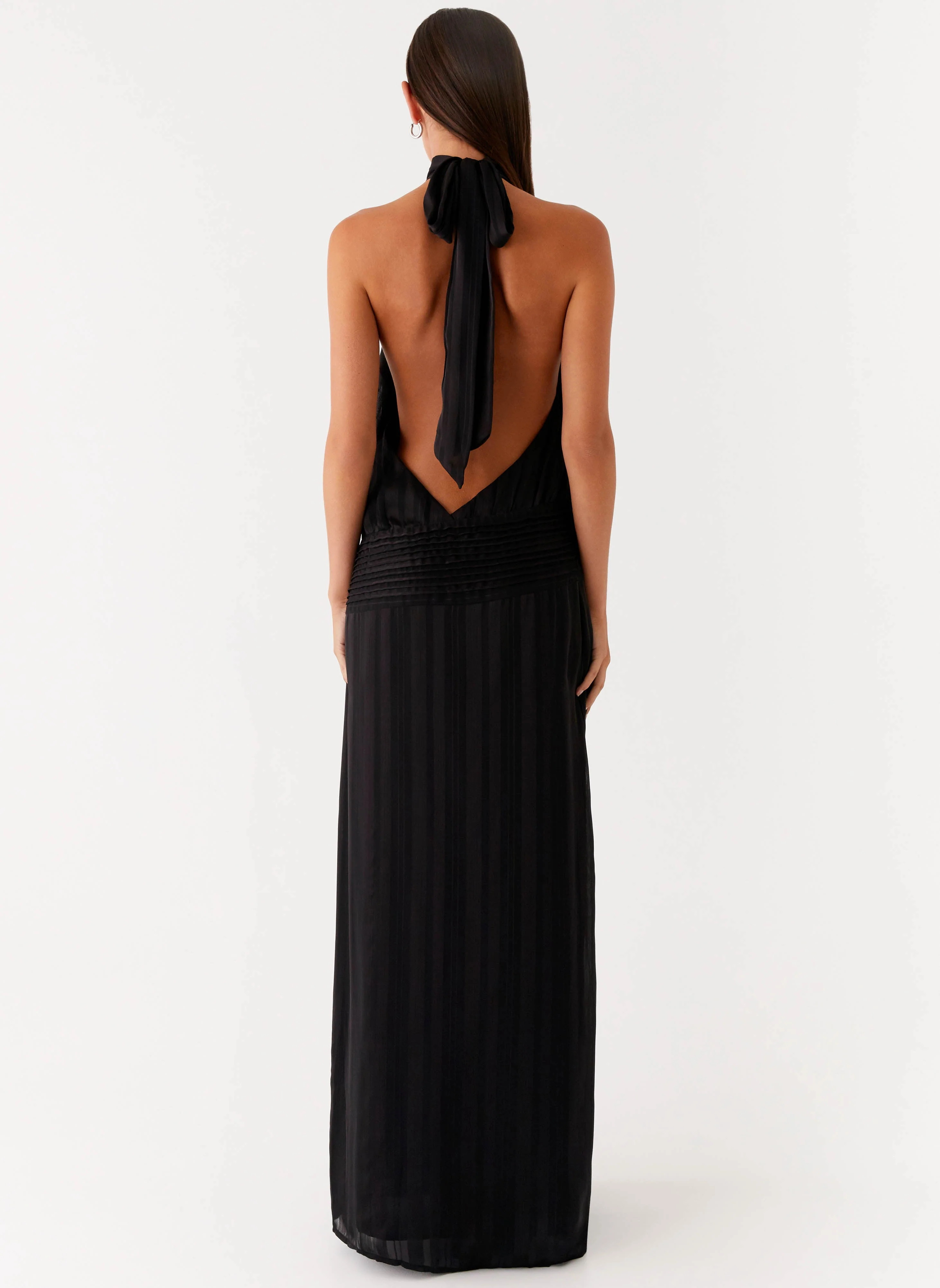 Willow Maxi Dress - Black - luluinthesky