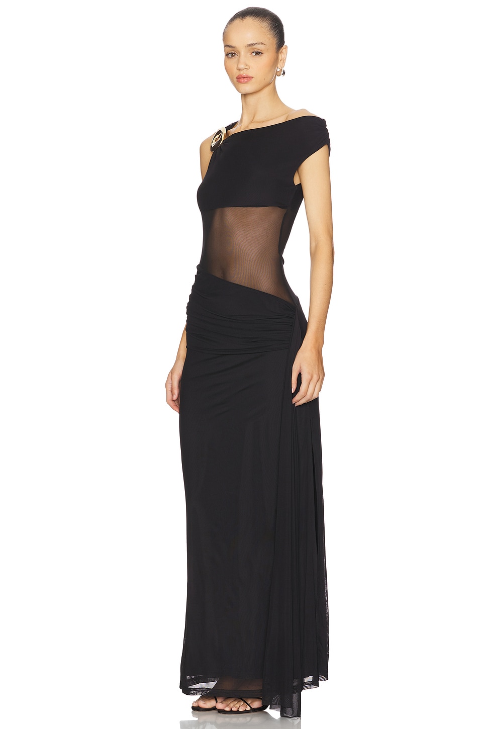 Naelle One Shoulder Maxi Dress - luluinthesky