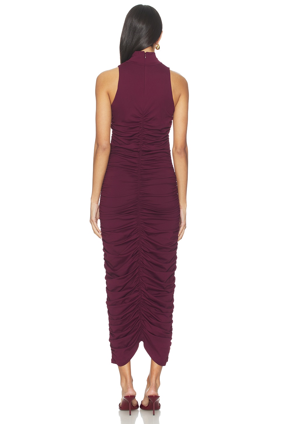 Carryover Gathered Mocked Center Dress - luluinthesky