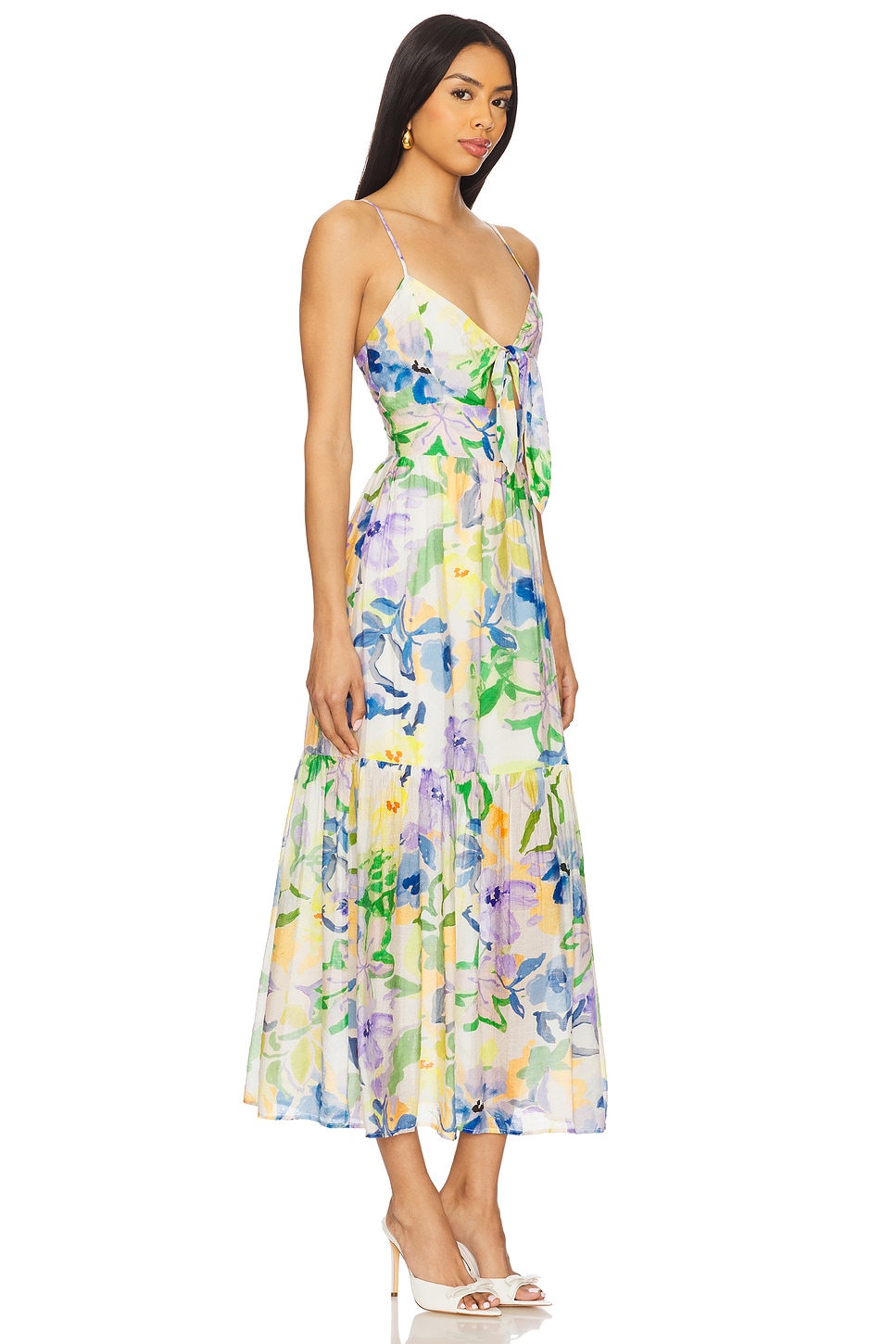 Fable Tie Midi Dress - luluinthesky