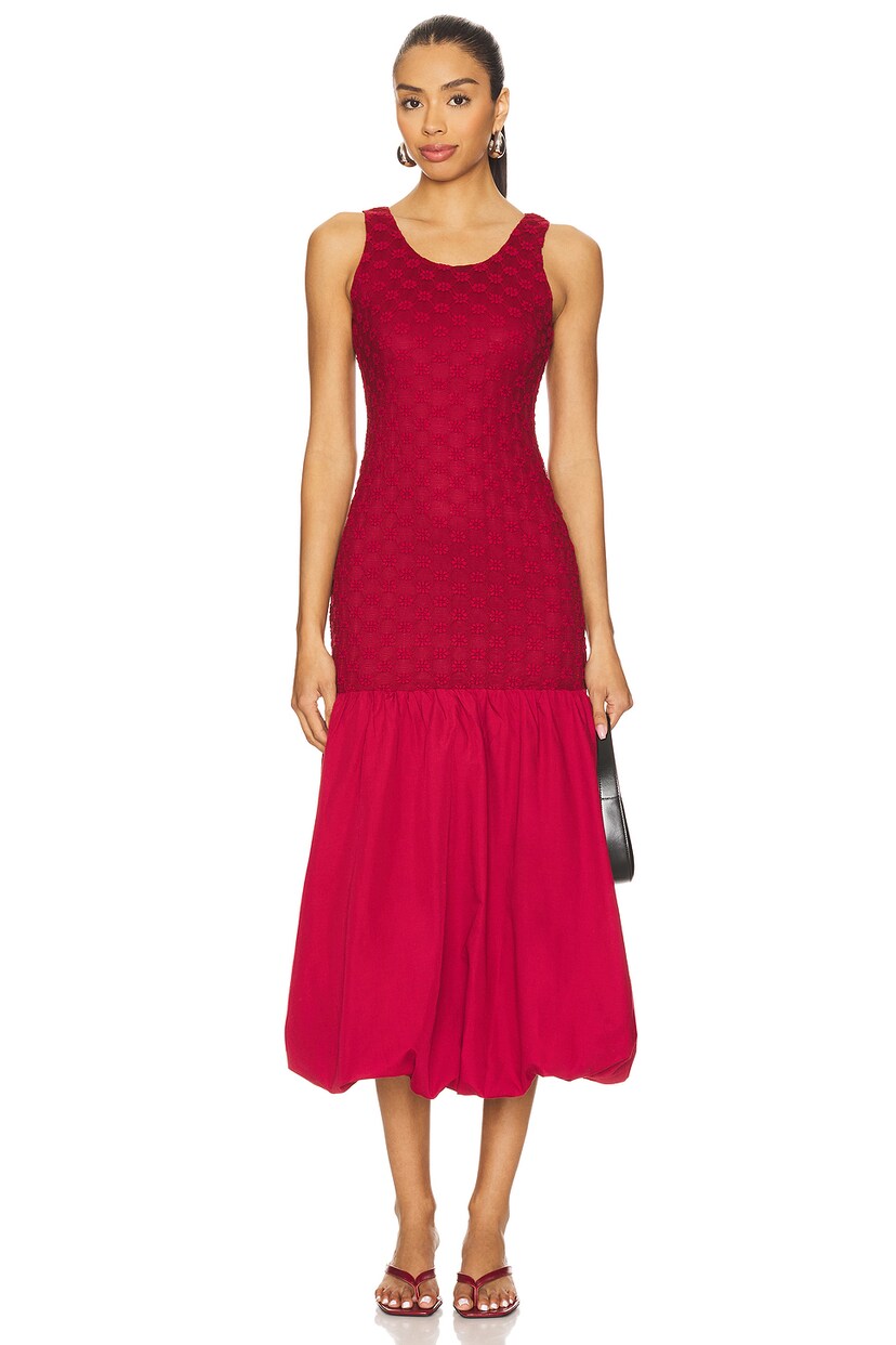 x REVOLVE Melody Lace Poplin Maxi Dress - luluinthesky