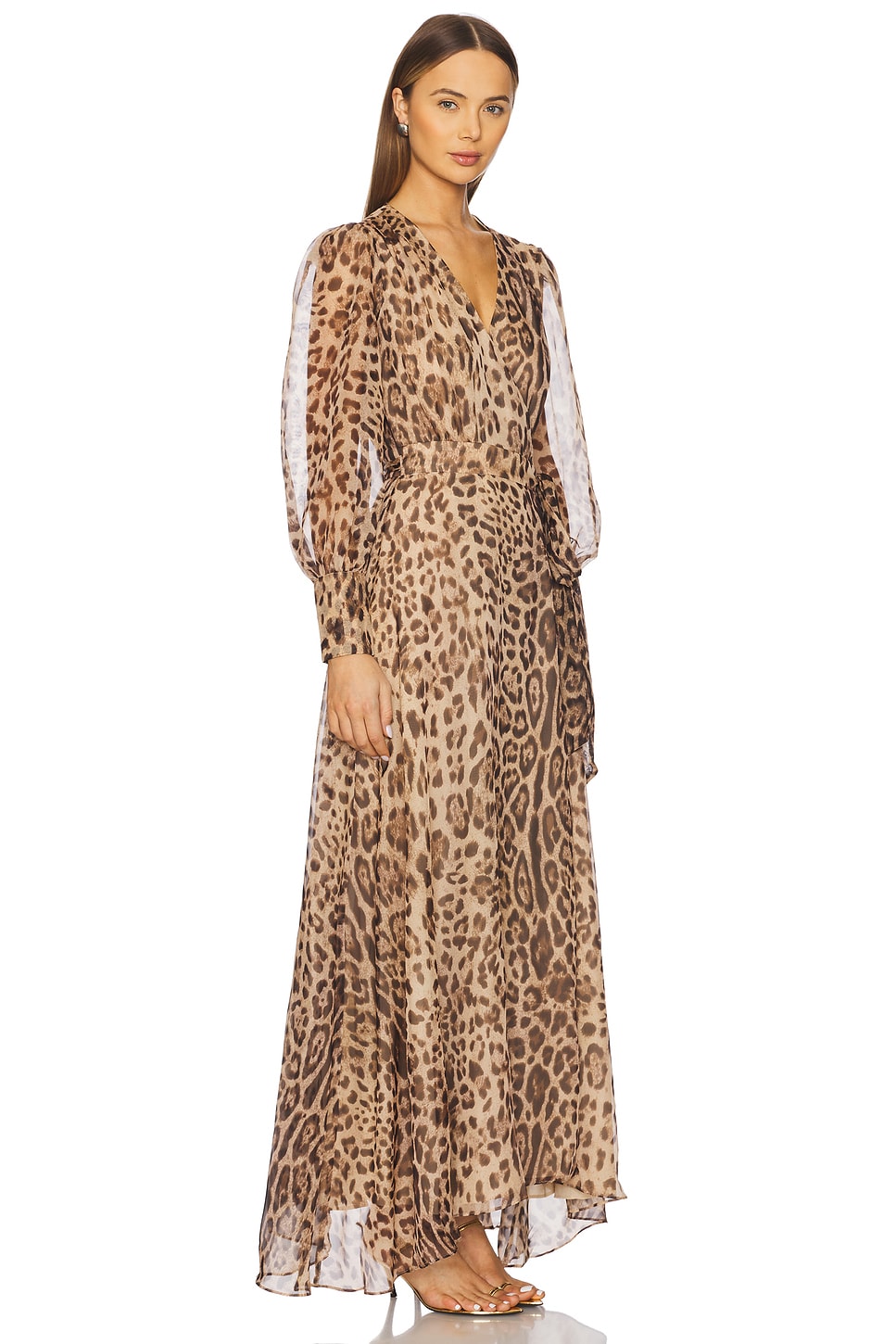 Lucianna Maxi Wrap Dress - luluinthesky