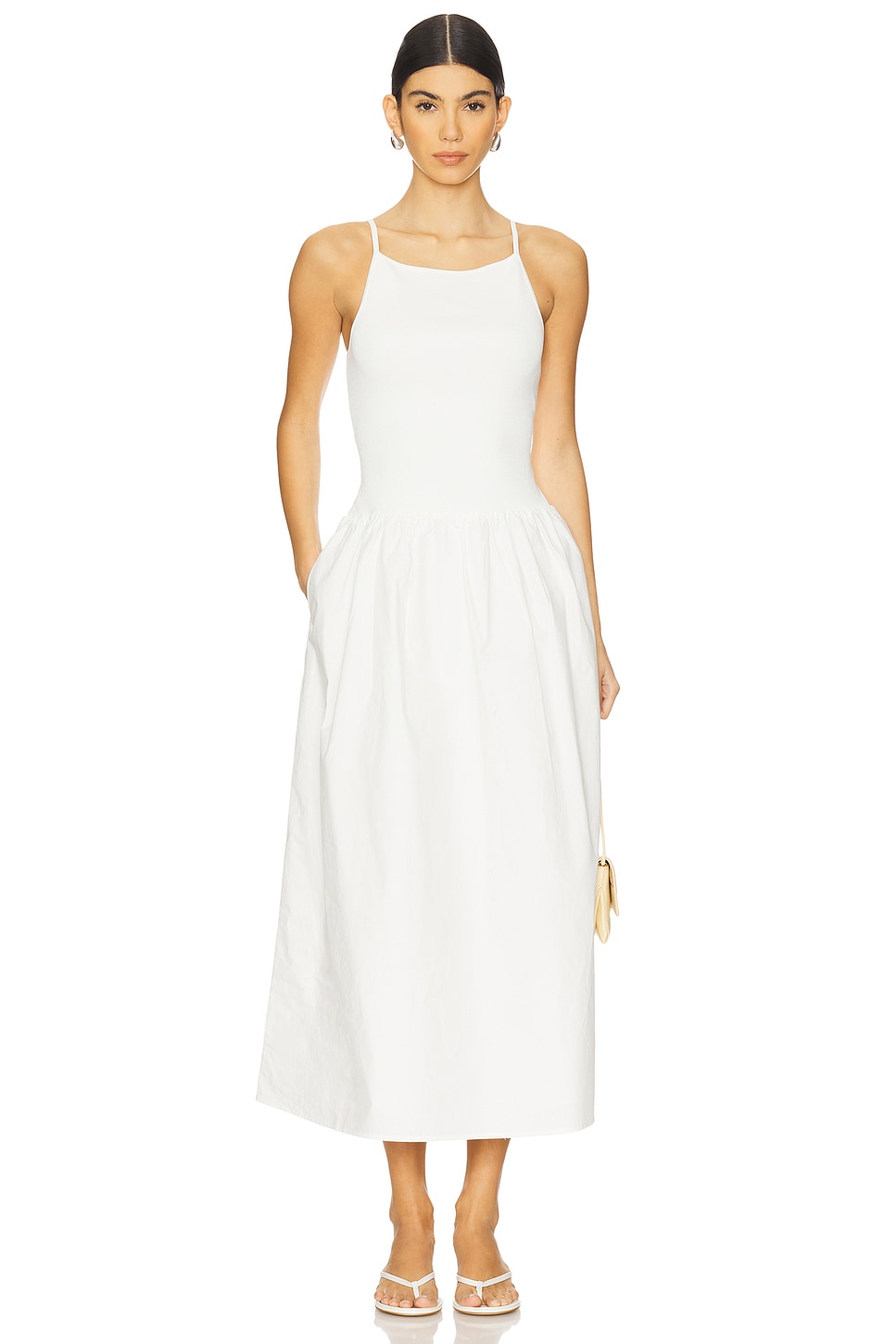 Aliah High Neck Midi Dress - luluinthesky