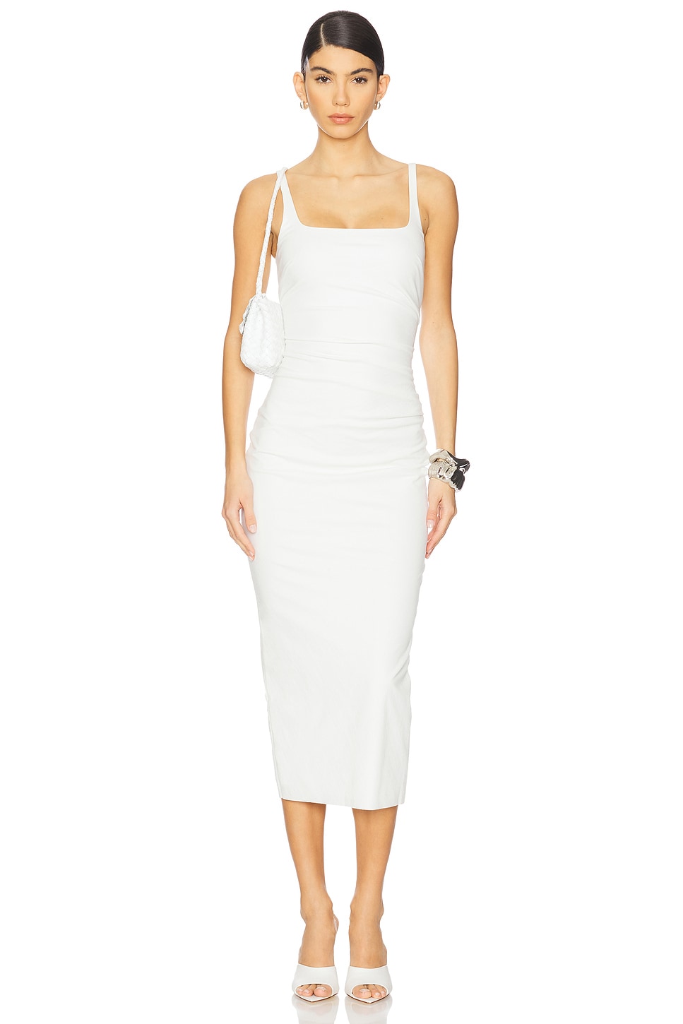 Aveline Tuck Midi Dress - luluinthesky